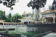Architecture moderne chinoise de cour image libre de droits Architecture moderne chinoise de cour image libre de droits