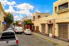 Architectuur van Oaxaca royalty-vrije stock afbeeldingen Architectuur van Oaxaca royalty-vrije stock afbeeldingen
