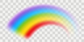 Arco iris del vector con efecto transparente ilustración del vector Arco iris del vector con efecto transparente ilustración del vector