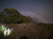 Arco iris lunar en Victoria Falls del lado de Zimbabwe foto de archivo libre de regalías Arco iris lunar en Victoria Falls del lado de Zimbabwe foto de archivo libre de regalías