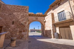 Arco medieval em Ayllon imagens de stock royalty free Arco medieval em Ayllon imagens de stock royalty free