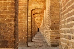 Arcos de Siosepol na ponte em Isfahan fotografia de stock Arcos de Siosepol na ponte em Isfahan fotografia de stock