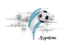 ARGENTINA SOCCER NATION FLAG. FOOTBALL TEAM TEMPLATE ILLUSTRATION. PAINTED ART AND DOTS GRUNGE BACKGROUND stock illustration ARGENTINA SOCCER NATION FLAG. FOOTBALL TEAM TEMPLATE ILLUSTRATION. PAINTED ART AND DOTS GRUNGE BACKGROUND stock illustration
