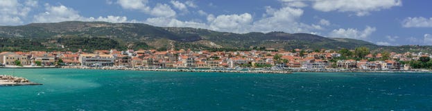 Argostoli-Hauptstadt von Kefalonia Griechenland lizenzfreies stockfoto Argostoli-Hauptstadt von Kefalonia Griechenland lizenzfreies stockfoto