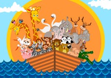 arka Noah s royalty ilustracja arka Noah s royalty ilustracja