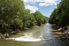 Arkansas River in Colorado Stock Photo Arkansas River in Colorado Stock Photo