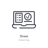 arköversiktssymbol isolerad linje vektorillustration fr?n e-l?rande samling redigerbar tunn slaglängdarksymbol på vit stock illustrationer arköversiktssymbol isolerad linje vektorillustration fr?n e-l?rande samling redigerbar tunn slaglängdarksymbol på vit stock illustrationer