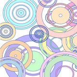 Aros coloridos en el fondo blanco libre illustration Aros coloridos en el fondo blanco libre illustration