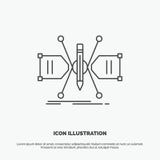 Arquitecto, construyendo, rejilla, bosquejo, icono de la estructura L?nea s?mbolo gris del vector para UI y UX, p?gina web o apli ilustración del vector Arquitecto, construyendo, rejilla, bosquejo, icono de la estructura L?nea s?mbolo gris del vector para UI y UX, p?gina web o apli ilustración del vector