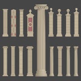 Arquitectura griega romana de la columna del pilar ilustración del vector Arquitectura griega romana de la columna del pilar ilustración del vector