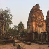 Arquitetura antiga Ruínas do templo Hindu cambodia imagem de stock Arquitetura antiga Ruínas do templo Hindu cambodia imagem de stock