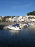 Arquitetura do beira-mar de Torquay, Inglaterra foto de stock royalty free Arquitetura do beira-mar de Torquay, Inglaterra foto de stock royalty free