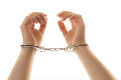 Arrested man in handcuffs royalty free stock photos Arrested man in handcuffs royalty free stock photos