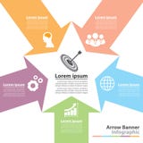 Arrow Banner Infographic Stock Image Arrow Banner Infographic Stock Image