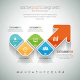 Arrow Graphic Segment Infographic royalty free illustration Arrow Graphic Segment Infographic royalty free illustration