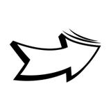 Arrow Pop Art Icon Stock Images Arrow Pop Art Icon Stock Images