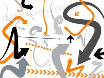 arrows background vector ελεύθερη απεικόνιση δικαιώματος arrows background vector ελεύθερη απεικόνιση δικαιώματος