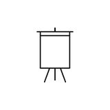 Art board deck easel outline icon. Signs and symbols can be used for web, logo, mobile app, UI, UX stock illustration Art board deck easel outline icon. Signs and symbols can be used for web, logo, mobile app, UI, UX stock illustration