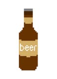 Art de pixel de bière de bouteille illustration de vecteur de 8 bits illustration stock Art de pixel de bière de bouteille illustration de vecteur de 8 bits illustration stock