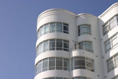 Art Deco Apartment Building #2 Royalty Free Stock Photos Art Deco Apartment Building #2 Royalty Free Stock Photos