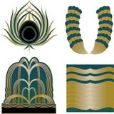 Art Deco Logos and Design Elements stock illustration Art Deco Logos and Design Elements stock illustration