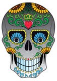 Art Sugar Skull  Day Of The Dead. Stock Photography