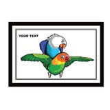 Arte gráfico de vector del diseño del pájaro del amor stock de ilustración Arte gráfico de vector del diseño del pájaro del amor stock de ilustración