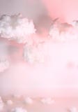 Artificial Cloud float in sky hang with sling royalty free stock photos Artificial Cloud float in sky hang with sling royalty free stock photos