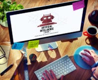 Artificial Intelligence Automation Machine Robot Concept Stock Photography Artificial Intelligence Automation Machine Robot Concept Stock Photography