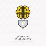 Artificial intelligence concept stock illustration Artificial intelligence concept stock illustration