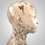 Artificial intelligence and robotics stock illustration Artificial intelligence and robotics stock illustration