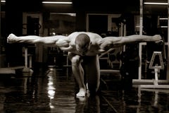 Artistic Bodybuilder Royalty Free Stock Photography Artistic Bodybuilder Royalty Free Stock Photography