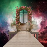 Artystyczny Kolorowy 3d renderingu komputer Wytwarzał ilustrację Niebiańska brama To Prowadzi Inny wymiar W Stubarwnym ilustracji Artystyczny Kolorowy 3d renderingu komputer Wytwarzał ilustrację Niebiańska brama To Prowadzi Inny wymiar W Stubarwnym ilustracji