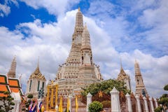 Arunratchawararam Temple is an important and ancient royalty free stock images Arunratchawararam Temple is an important and ancient royalty free stock images