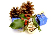 As decorações do Natal fotos de stock As decorações do Natal fotos de stock