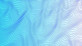As linhas geométricas curvy coloridas azuis acenam a textura do teste padrão no fundo colorido ilustração stock As linhas geométricas curvy coloridas azuis acenam a textura do teste padrão no fundo colorido ilustração stock