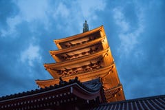 Asakusa świątynia w Tokio, Japonia zdjęcie stock Asakusa świątynia w Tokio, Japonia zdjęcie stock