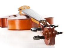 Ascendente próximo do violino fotografia de stock Ascendente próximo do violino fotografia de stock