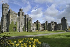 ashfordslott ståndsmässiga berömda ireland mayo arkivbild ashfordslott ståndsmässiga berömda ireland mayo arkivbild