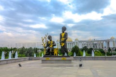 Ashgabat Independence Monument 06 royalty free stock image Ashgabat Independence Monument 06 royalty free stock image
