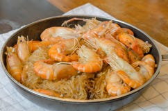 Asian Baked Shrimp Royalty Free Stock Images Asian Baked Shrimp Royalty Free Stock Images