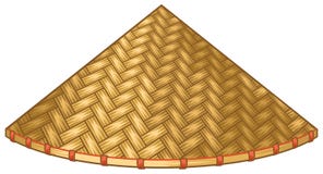 chinese rice farmer hat