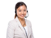 Asian customer service assistant Royalty Free Stock Photography Asian customer service assistant Royalty Free Stock Photography