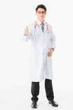 Asian doctor on isolated white royalty free stock photos Asian doctor on isolated white royalty free stock photos