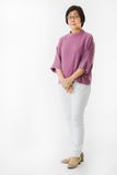 Asian woman in casual dress royalty free stock photography Asian woman in casual dress royalty free stock photography