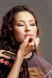Asian Woman In A Beauty Salon. Stock Images Asian Woman In A Beauty Salon. Stock Images