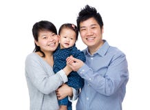 Asien lycklig familj royaltyfri bild Asien lycklig familj royaltyfri bild