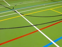 Assoalho do salão de esportes imagem de stock Assoalho do salão de esportes imagem de stock