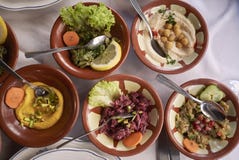 Assorted middle east mezze royalty free stock images Assorted middle east mezze royalty free stock images