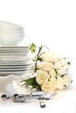 assortment plates wedding στοκ φωτογραφία assortment plates wedding στοκ φωτογραφία